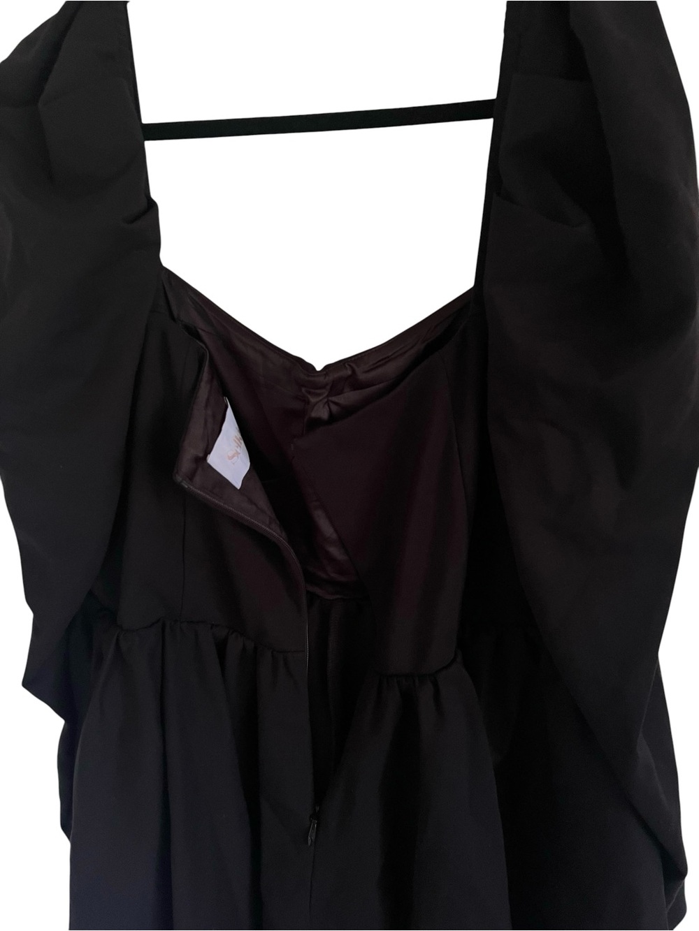 Selkie The Caviar Boleyn Dress in Black 3X - Picture 3 of 6